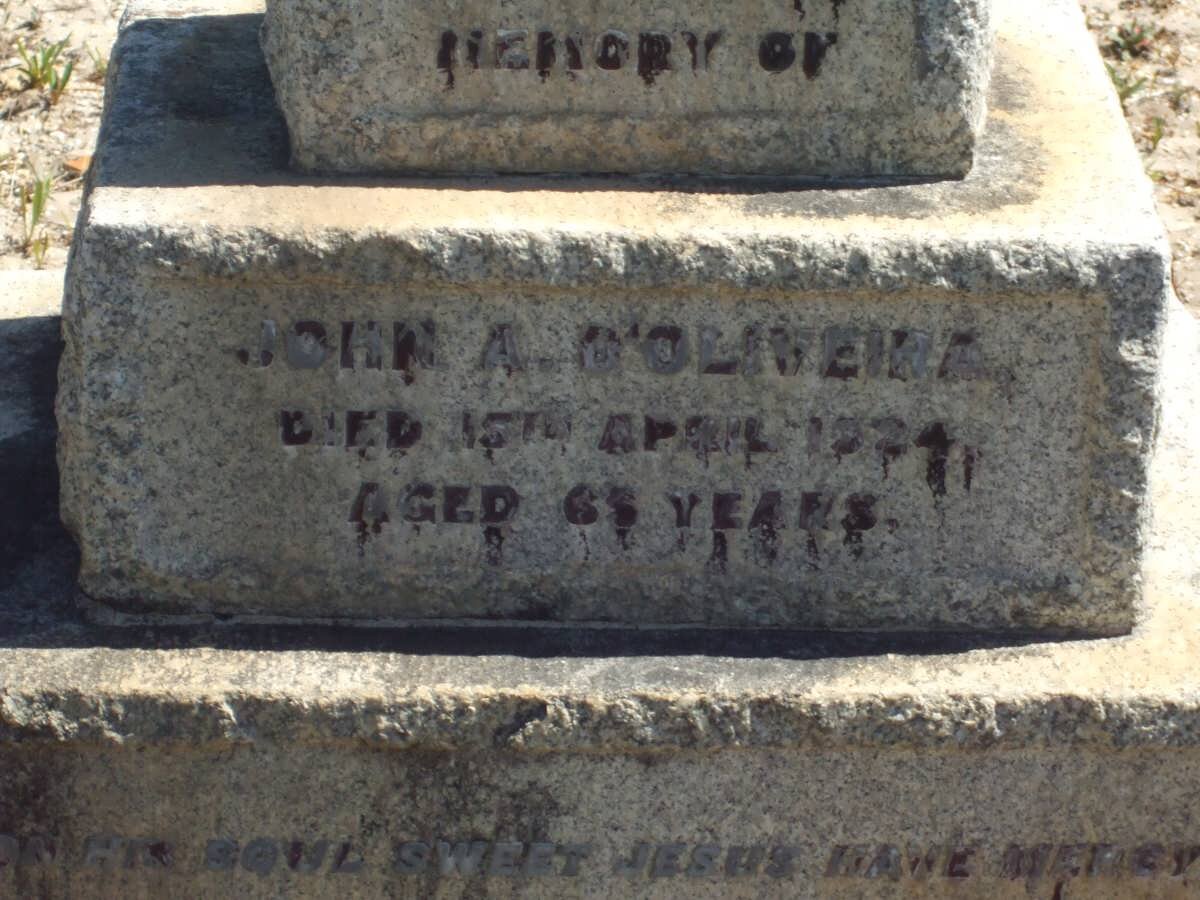 D'OLIVEIRA John A. -1924