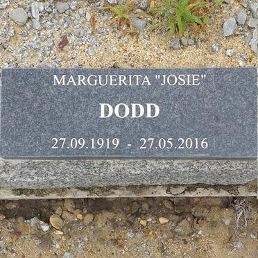 DODD Marguerita 1919-2016