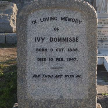 DOMMISSE Ivy 1886-1947
