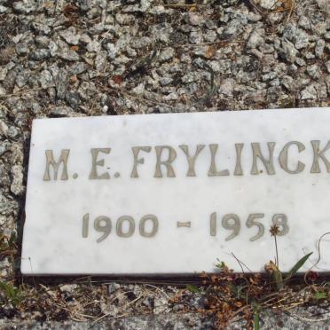 FRYLINCK M.E. 1900-1958