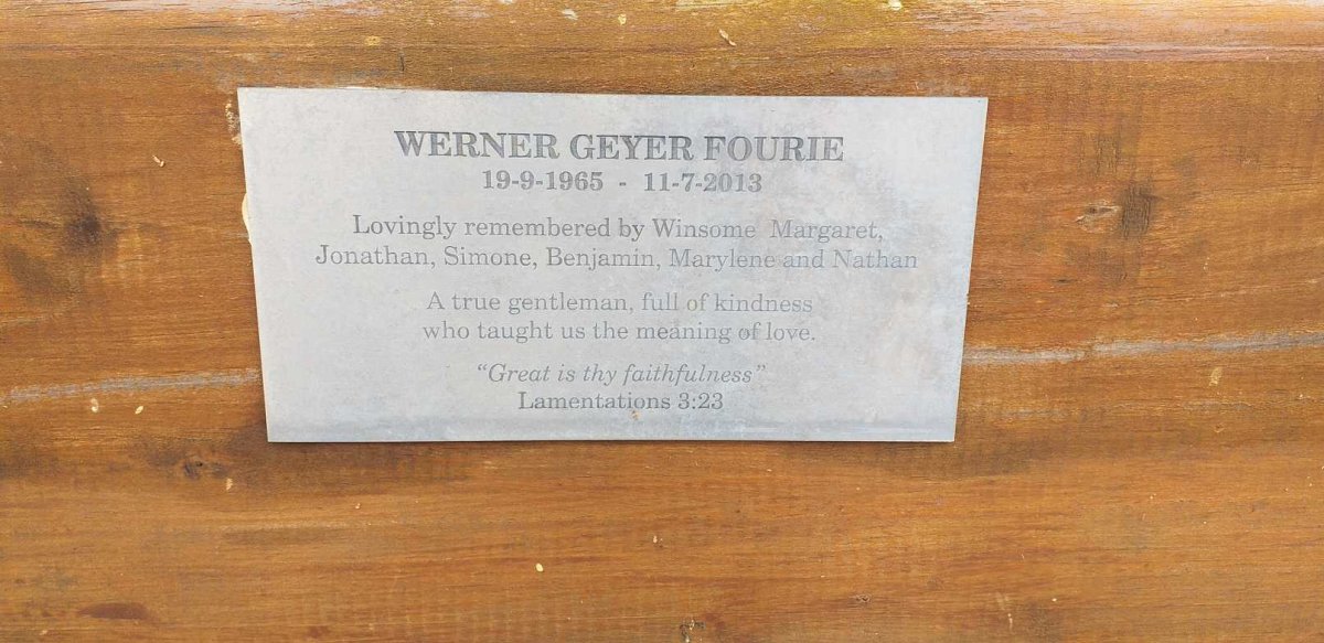 FOURIE Werner Geyer 1965-2013