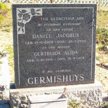 GERMISHUYS Daniel Jacobs 1908-1956 &amp; Gertruida Alida 1916-1974