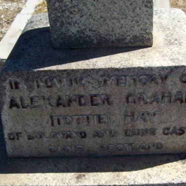 HAY Alexander Graham -1942 &amp; Stella Maud Dalrymple -1957