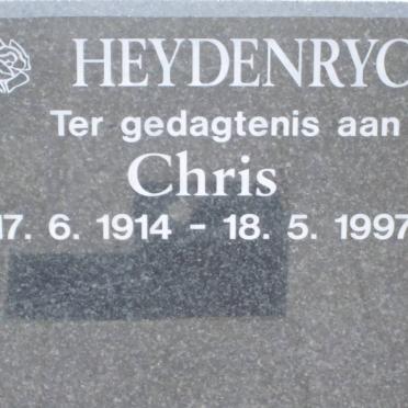 HEYDENRYCH Chris 1914-1997