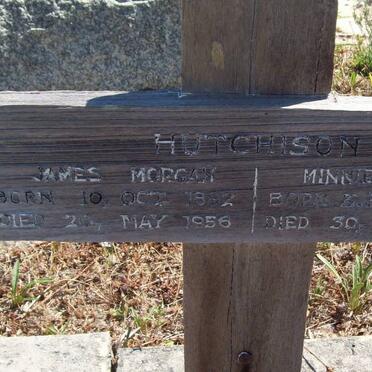 HUTCHISON James Morgan 18?2-1956 &amp; Minnie REID 1889-1964