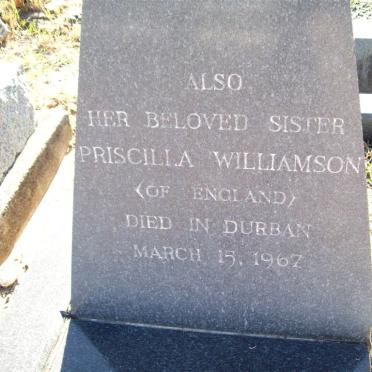 HAMPSON Mary Wilde nee WILLIAMSON -1958 :: WILLIAMSON Priscilla -1967_1