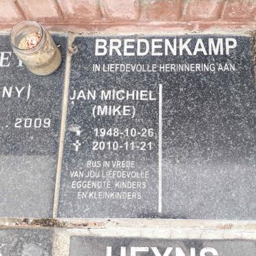 BREDENKAMP Jan Michiel 1948-2010