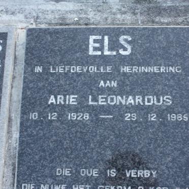 ELS Arie Leonardus 1928-1986