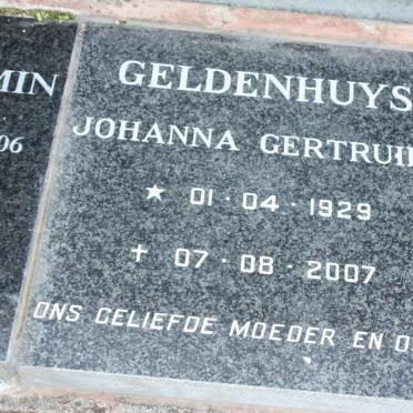 GELDENHUYS Johanna Gertruida 1929-2007