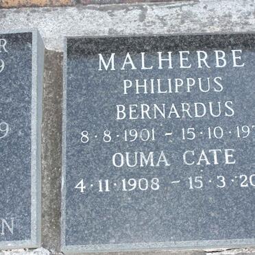 MALHERBE Philippus Bernardus 1901-1979 &amp; Cate 1908-2003