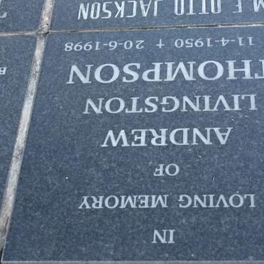 THOMPSON Andrew Livingston 1950-1998