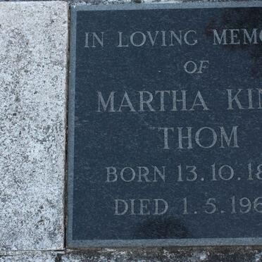 THOM Martha nee KING 1881-1969