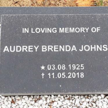 JOHNSON Audrey Brenda 1925-2018