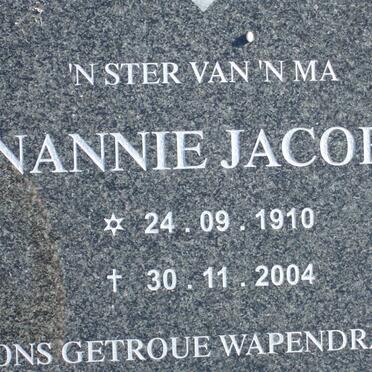 JACOBS Nannie 1910-2004