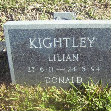 KIGHTLEY Lilian 1911-1994