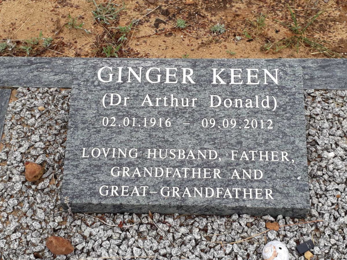KEEN Arthur Donald 1916-2012