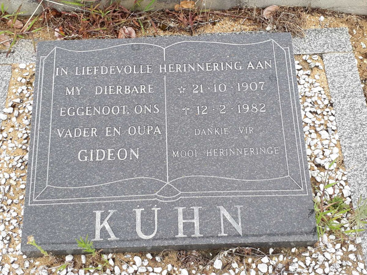 KUHN Gideon 1907-1982