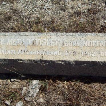 LOOSLEY Mary Meta nee MOFFAT 1862-1954