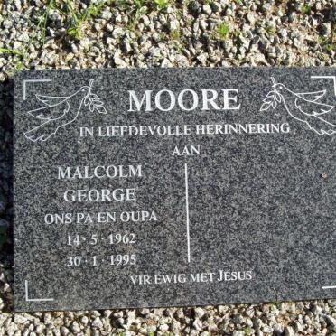 MOORE Malcolm George 1962-1995