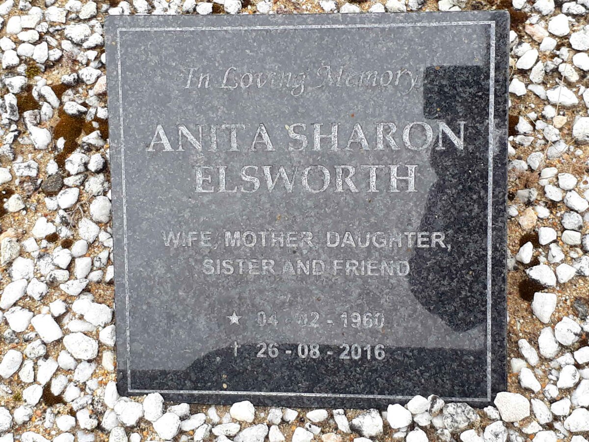 ELSWORTH Anita Sharon 1960-2016