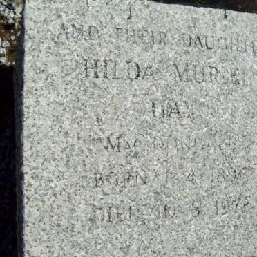 MacDOUGALL Hilda Muriel Hay 1896-1973