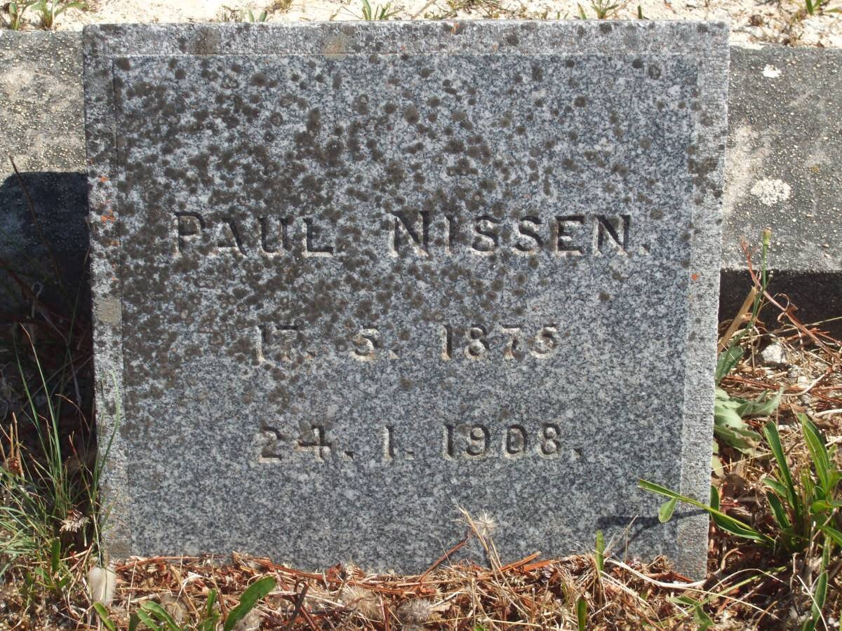 NISSEN Paul 1875-1908