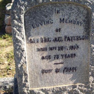 PATERSON John Michael -1935