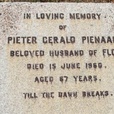 PIENAAR Pieter Gerald -1960