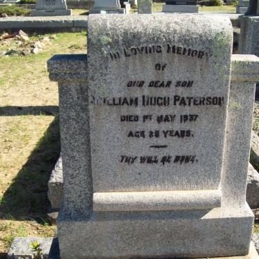 PATERSON William Hugh -1937