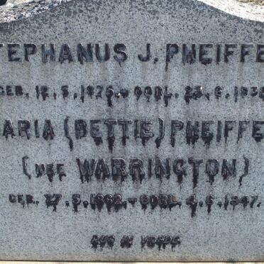 PHEIFFER :: WARRINGTON :: LE ROUX