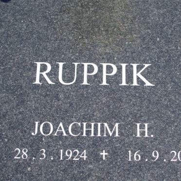 RUPPIK Joachim H. 1924-2001