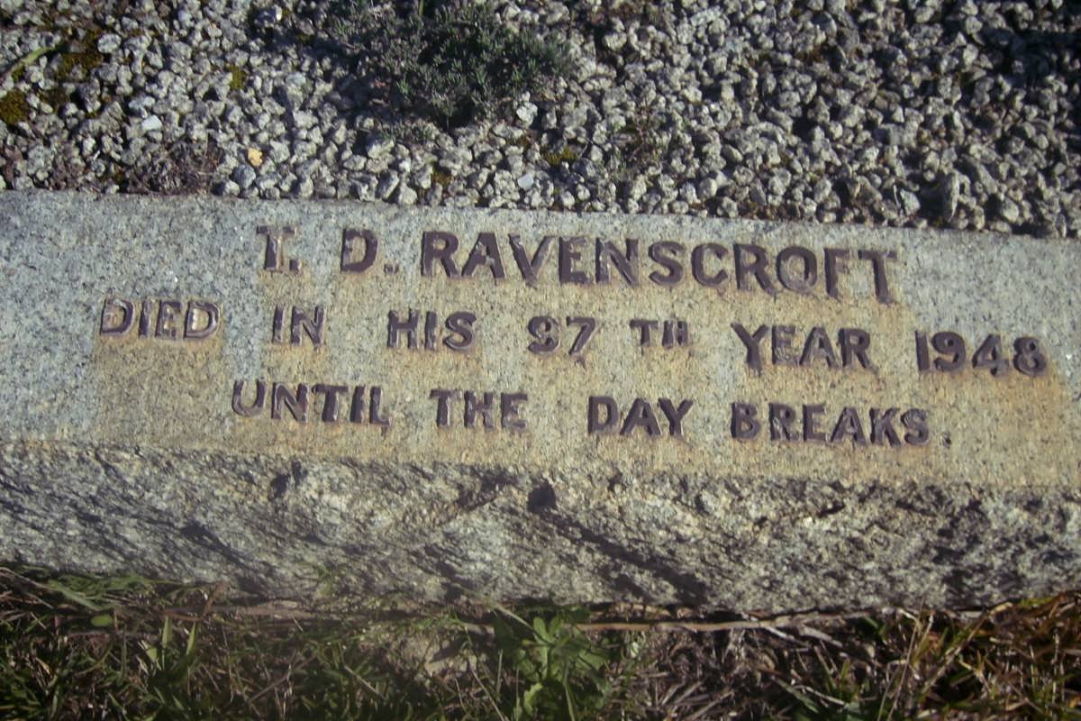 RAVENSCROFT T.D. -1948