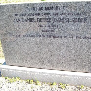 SLABBERT Jan Daniel Retief -1954