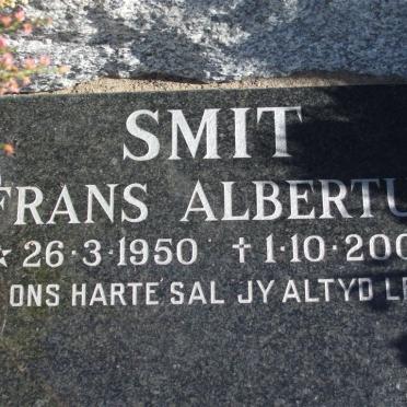 SMIT Frans Albertus 1950-2000