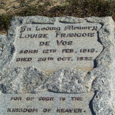 VOS Louise Francois, de 1915-1932