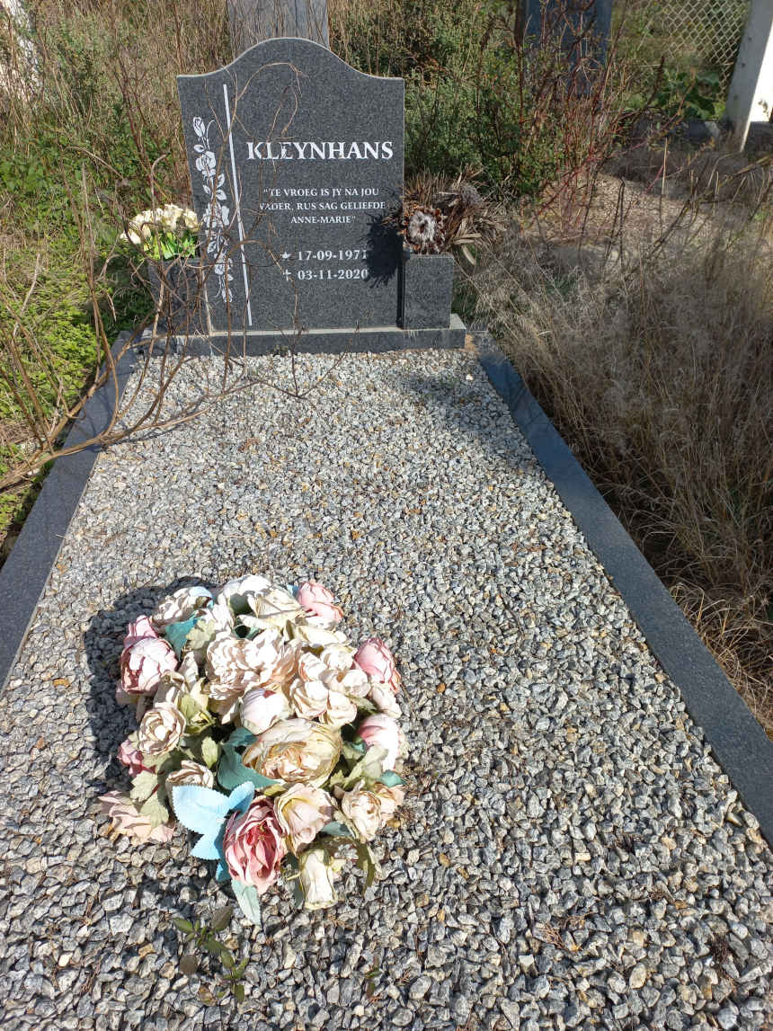KLEYNHANS Anne-Marie 1971-2020