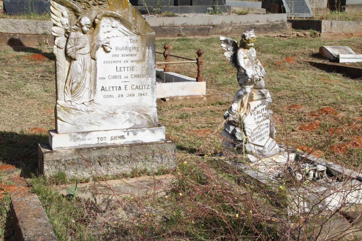 CALITZ Aletta E. -1947 :: CALITZ Elmarie