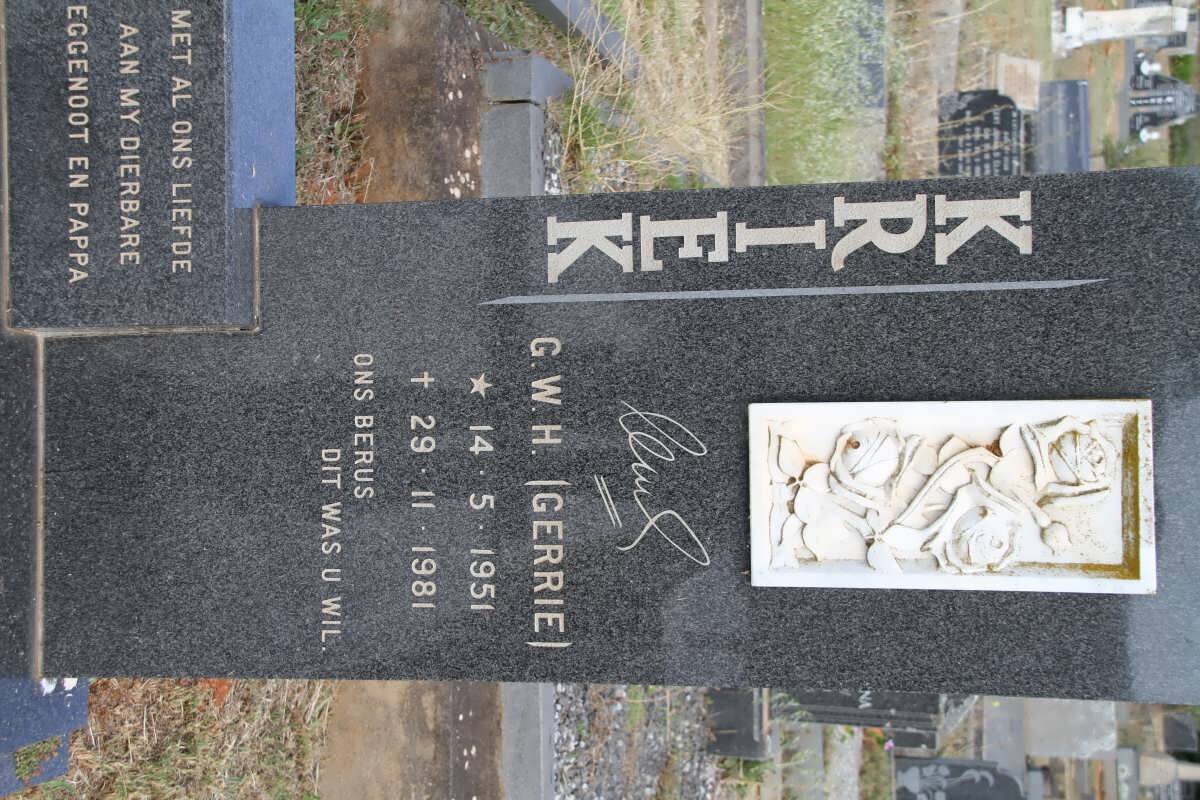 KRIEK G.W.H. 1951-1981