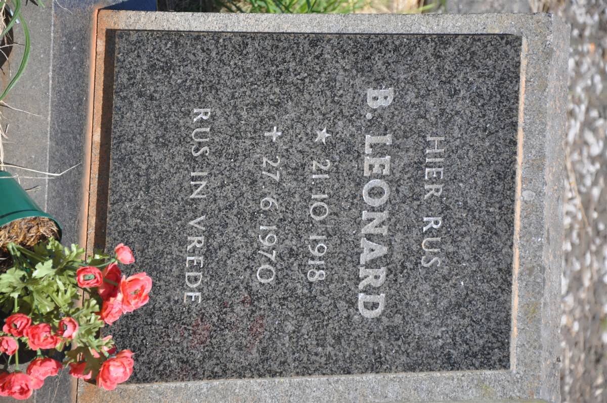 LEONARD B. 1918-1970