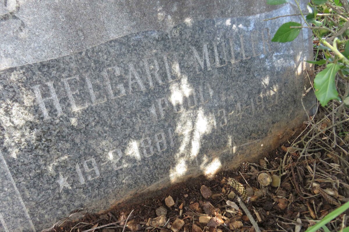 MULLER Helgard 1881-1957