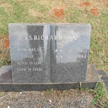 RICHARDSON J.S. 1923-1984
