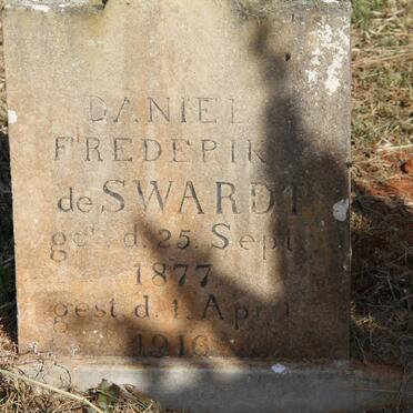 SWARDT Daniel Frederik, de 1877-1916