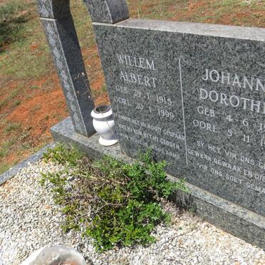 ?IES Willem Albert 1915-1999 &amp; Johanna Dorothea 1922-1985