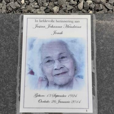 JONCK Josina Johanna Hendrina 1924-2014 
