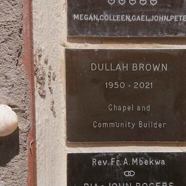 BROWN Dullah 1950-2021