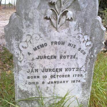 KOTZÉ Jan Jurgen 1799-1874