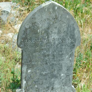 DUNCAN Andrew -1909