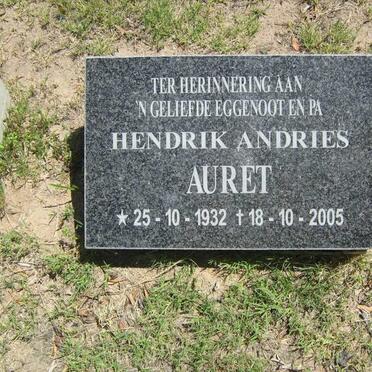 AURET Hendrik Andries 1932-2005