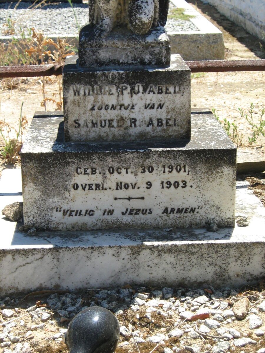 ABEL Willie P.J. 1901-1903