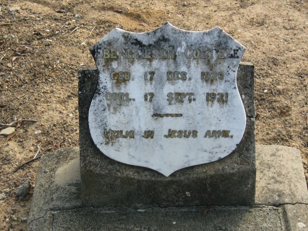 COETZEE Ebenhaeser 1920-1921